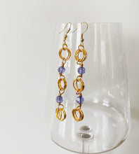 Load image into Gallery viewer, The Kiere Earrings in Tanzanite
