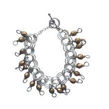 Load image into Gallery viewer, The Donna Bracelet in Satin Gold
