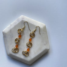 Load image into Gallery viewer, The Kiere Earrings in Orange
